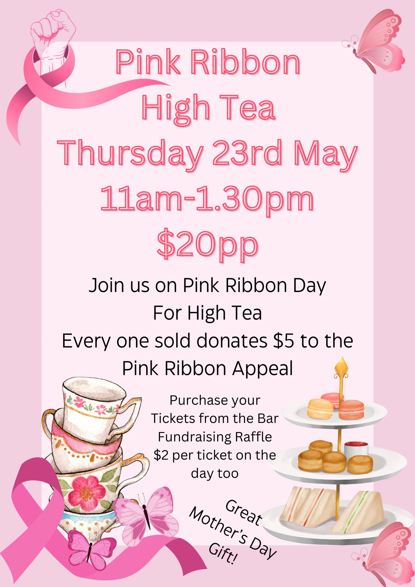 Pink Ribbon High Tea
