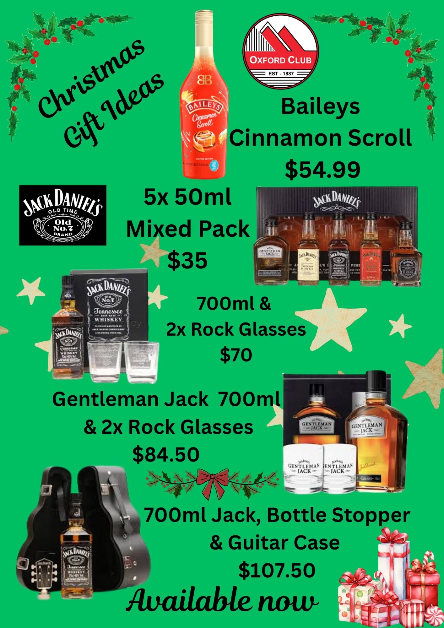 Christmas ideas bottlestore
