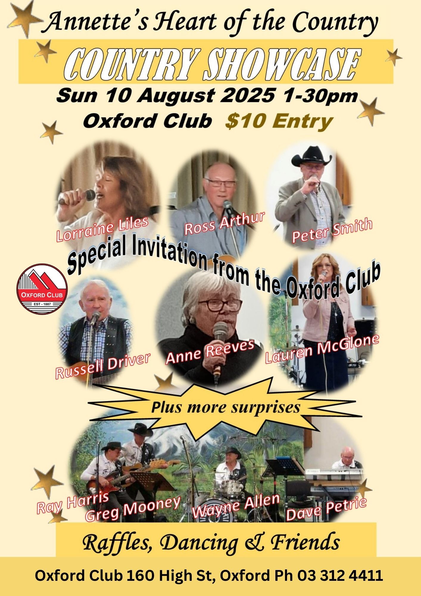 Country Showcase 10th August