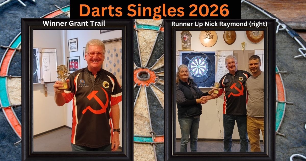 Darts singles trophy 2026
