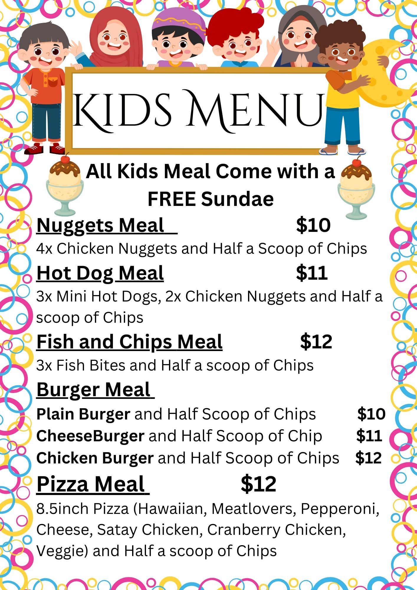 Kids Menu Nov 2025
