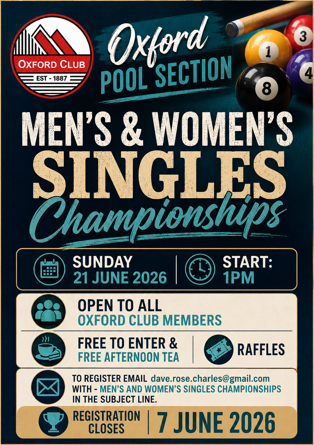 Mens Ladies OWMC Pool Champs