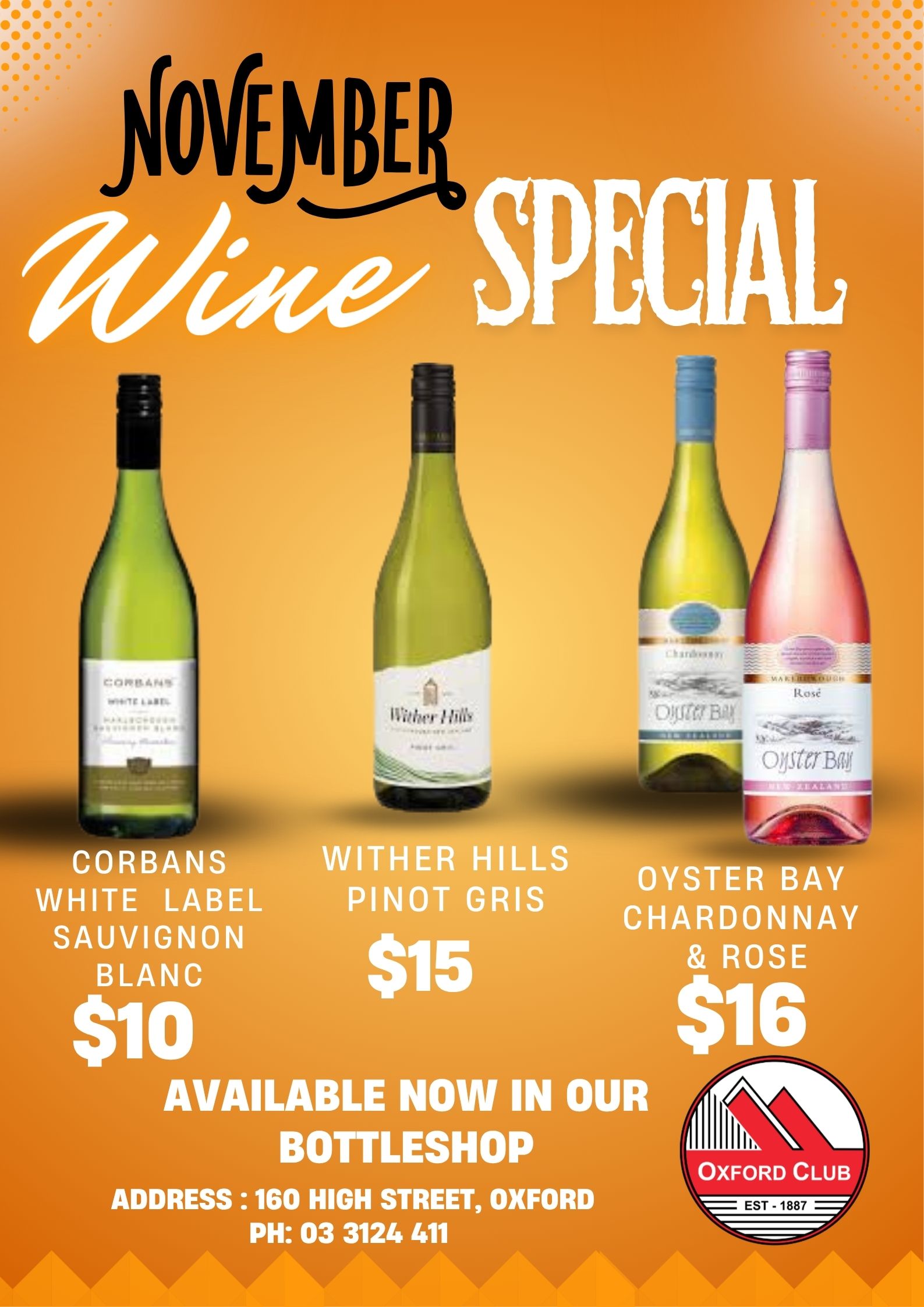 Nov wine specials