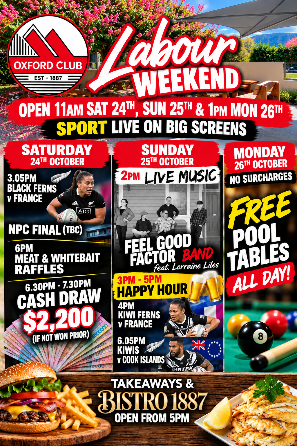 Oxford Club Labour Weekend Poster 1
