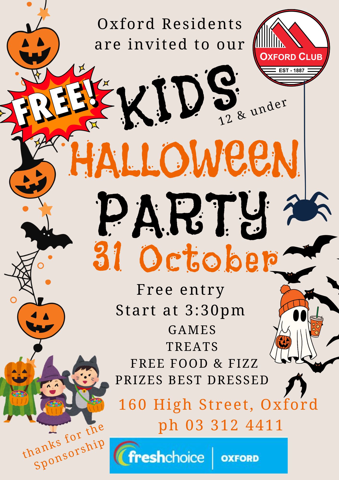 halloween party 2025 kids